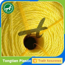 3 strands multifilament pe polypropylene rope